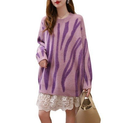 Women Printed Sweater