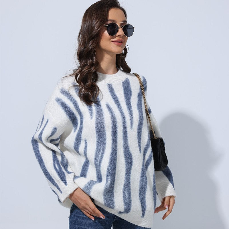 Women Printed Sweater
