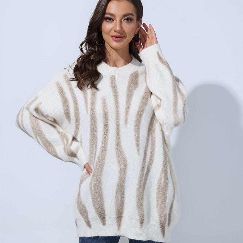 Women Printed Sweater