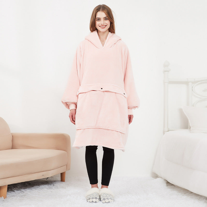 USB Electric Heating Hooded Blanket