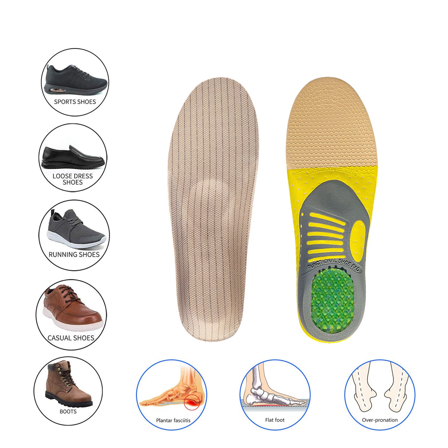 Sports Shock Absorber Insole