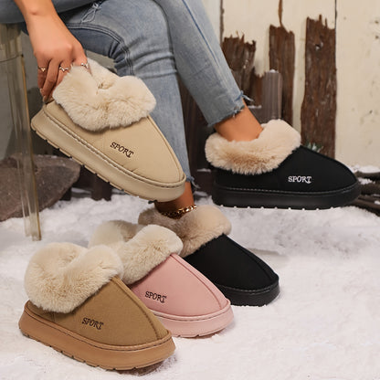 Women Shoes With Faux Fur
